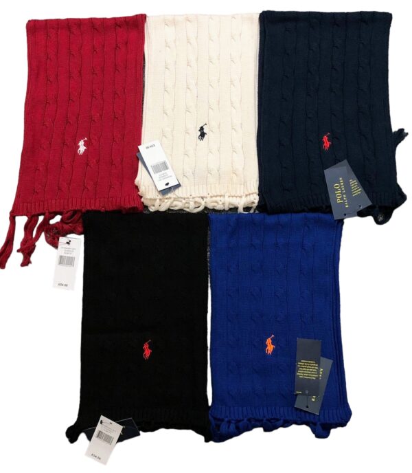 Ralph Lauren Cable Knit Scarf