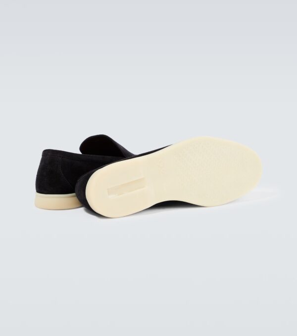 Loro Piana Summer Walk Black Loafers - Image 5