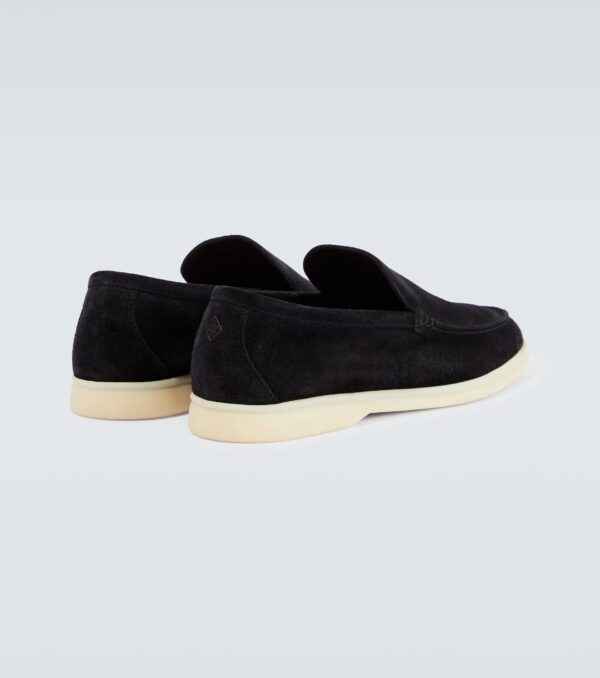 Loro Piana Summer Walk Black Loafers - Image 4