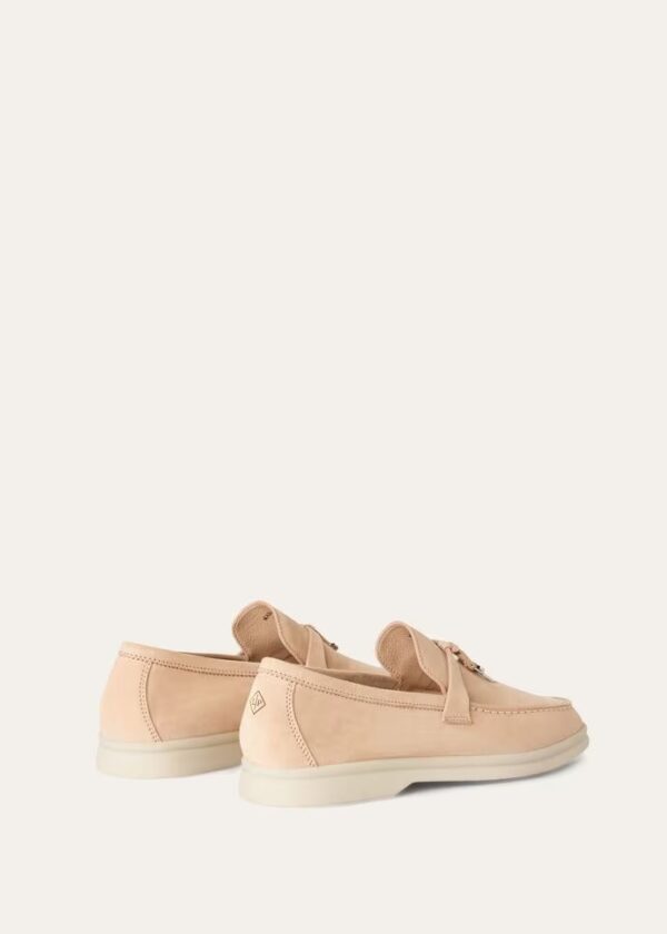 Loro Piana Summer Charms Walk Loafers Pink Sandstone - Image 5