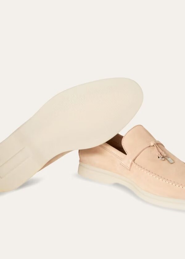 Loro Piana Summer Charms Walk Loafers Pink Sandstone - Image 4