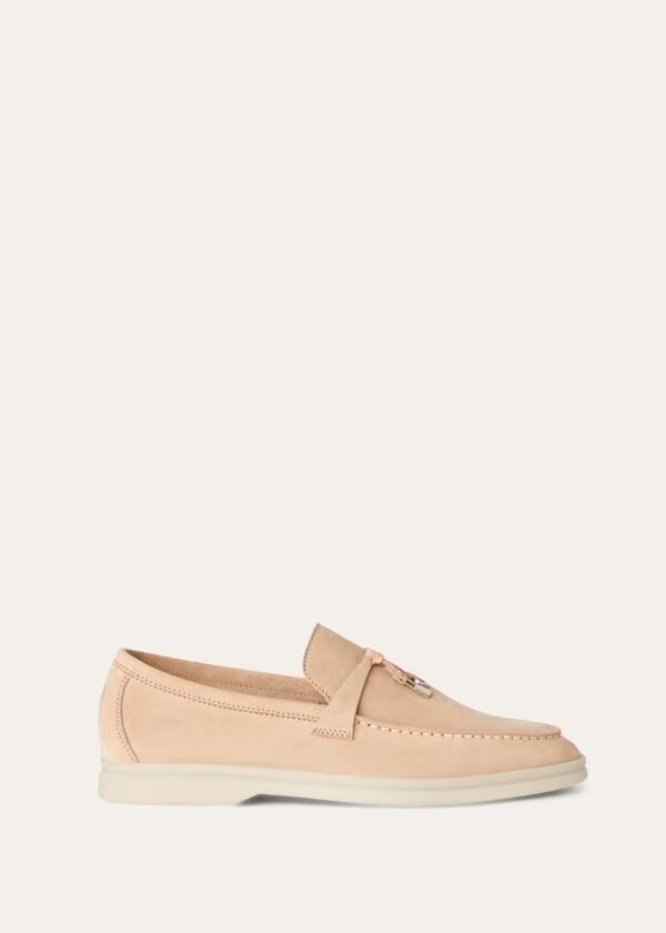 Loro Piana Summer Charms Walk Loafers Pink Sandstone - Image 2