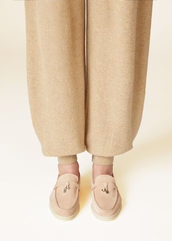 Loro Piana Summer Charms Walk Loafers Pink Sandstone - Image 6