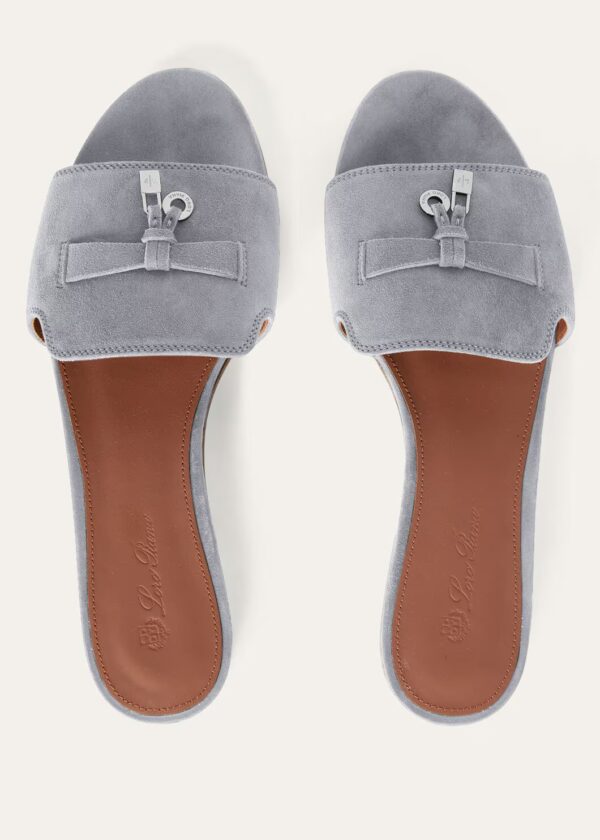 Loro Piana Summer Charms Sandal - Ocean Blue - Image 2