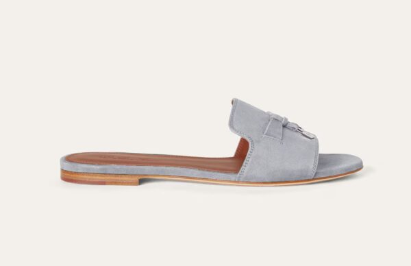 Loro Piana Summer Charms Sandal - Ocean Blue - Image 3