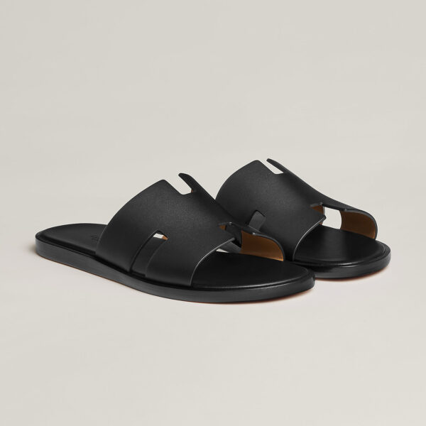 Hermes Izmir Sandal in Black