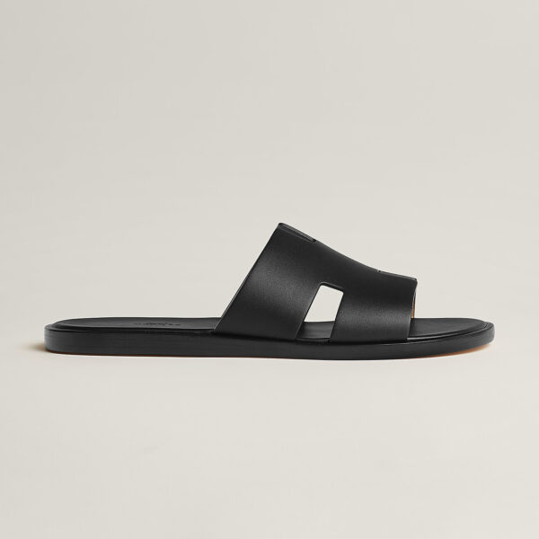 Hermes Izmir Sandal in Black - Image 2