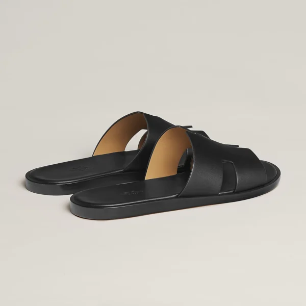 Hermes Izmir Sandal in Black - Image 3