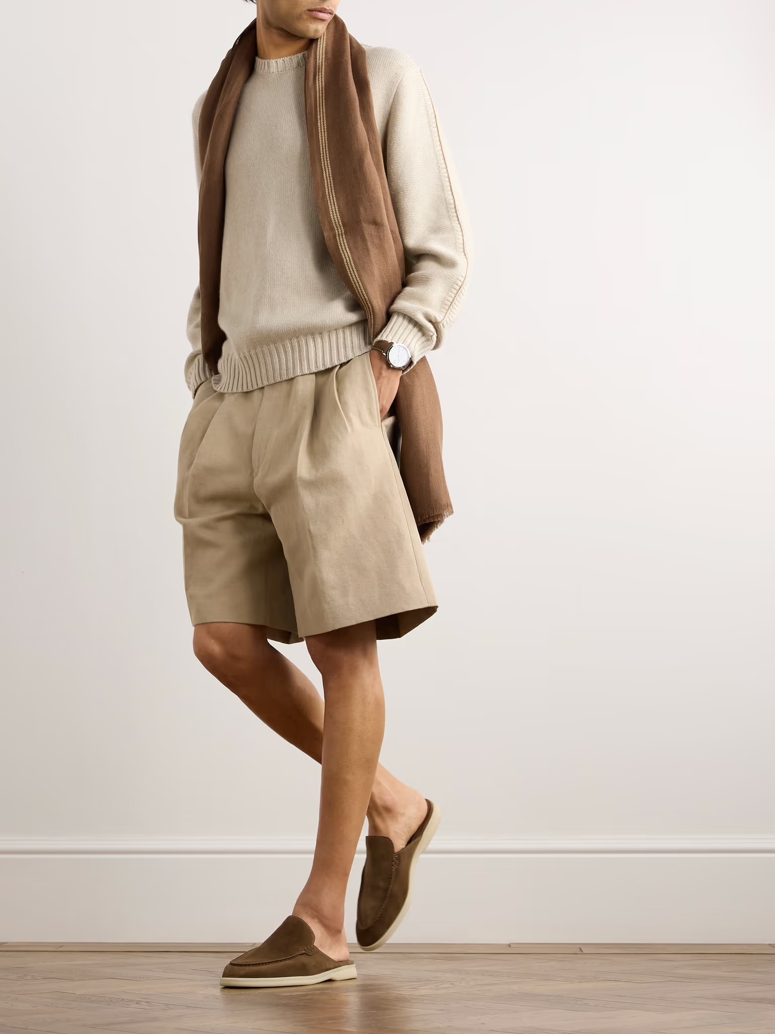 Loro Piana Birdseye Cashmere Sweater - Image 2