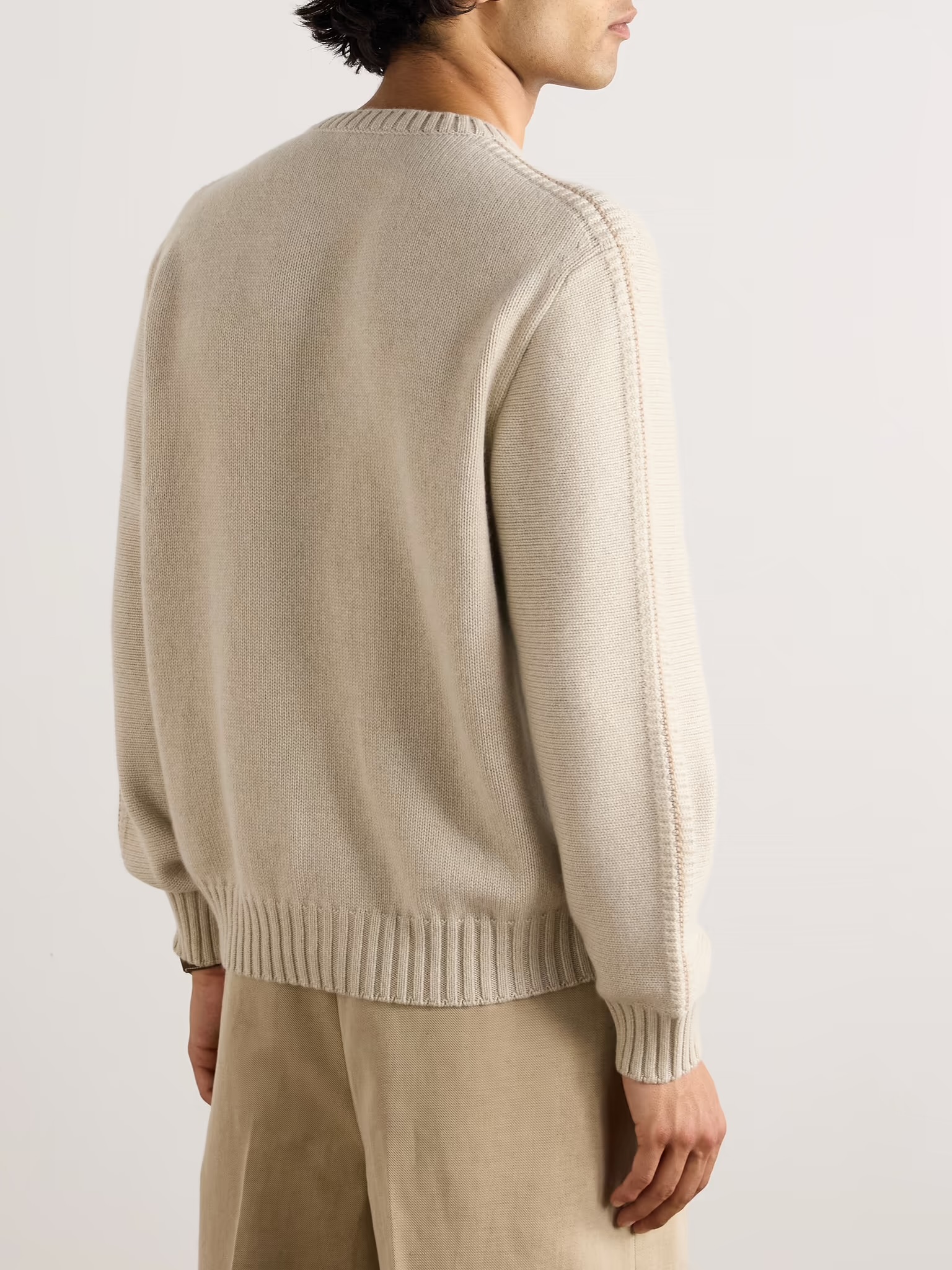 Loro Piana Birdseye Cashmere Sweater - Image 3